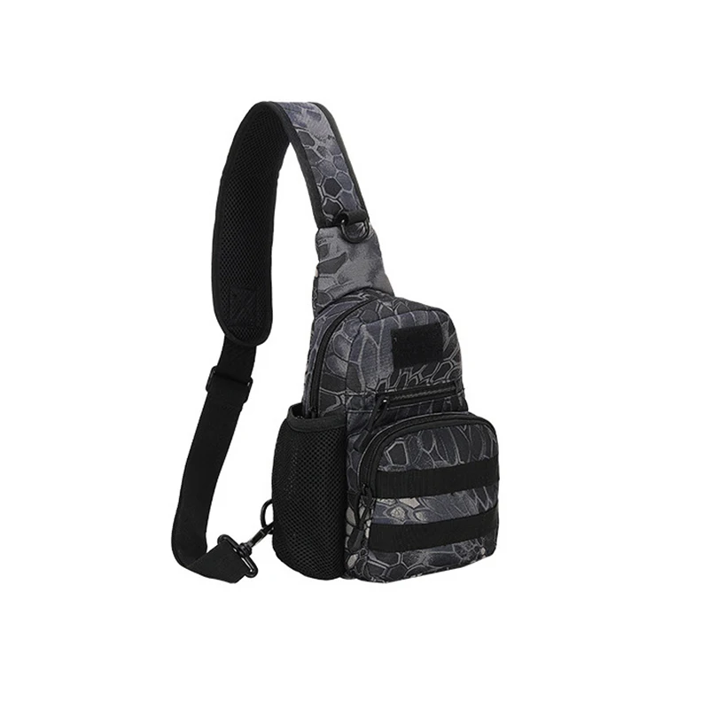 Bolso de pecho multifunción para hombre, bolsa antirrobo con correa ajustable para el hombro, 900D, Oxford, nueva