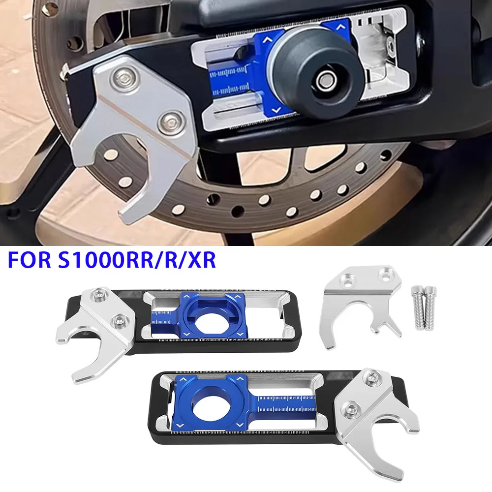 For BMW S1000R S1000XR S1000RR M1000R New Motorcycle CNC Rear Wheel Axle Blocks Chain Adjusters Tensioners S 1000 S1000 RR XR R