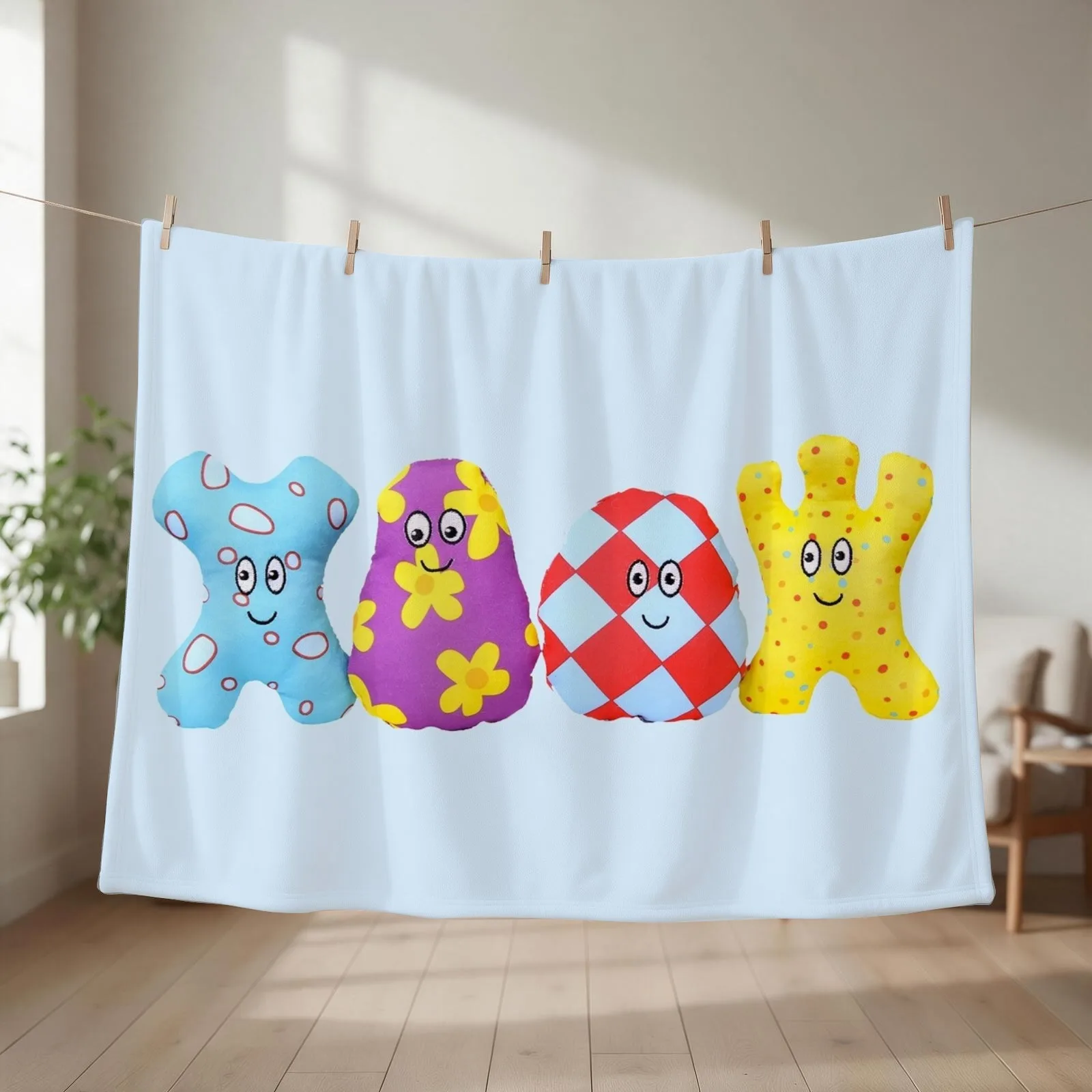 The Haahoos In the night garden Throw Blanket couch cozy soft plush fuzzy picnic outdoor blanket