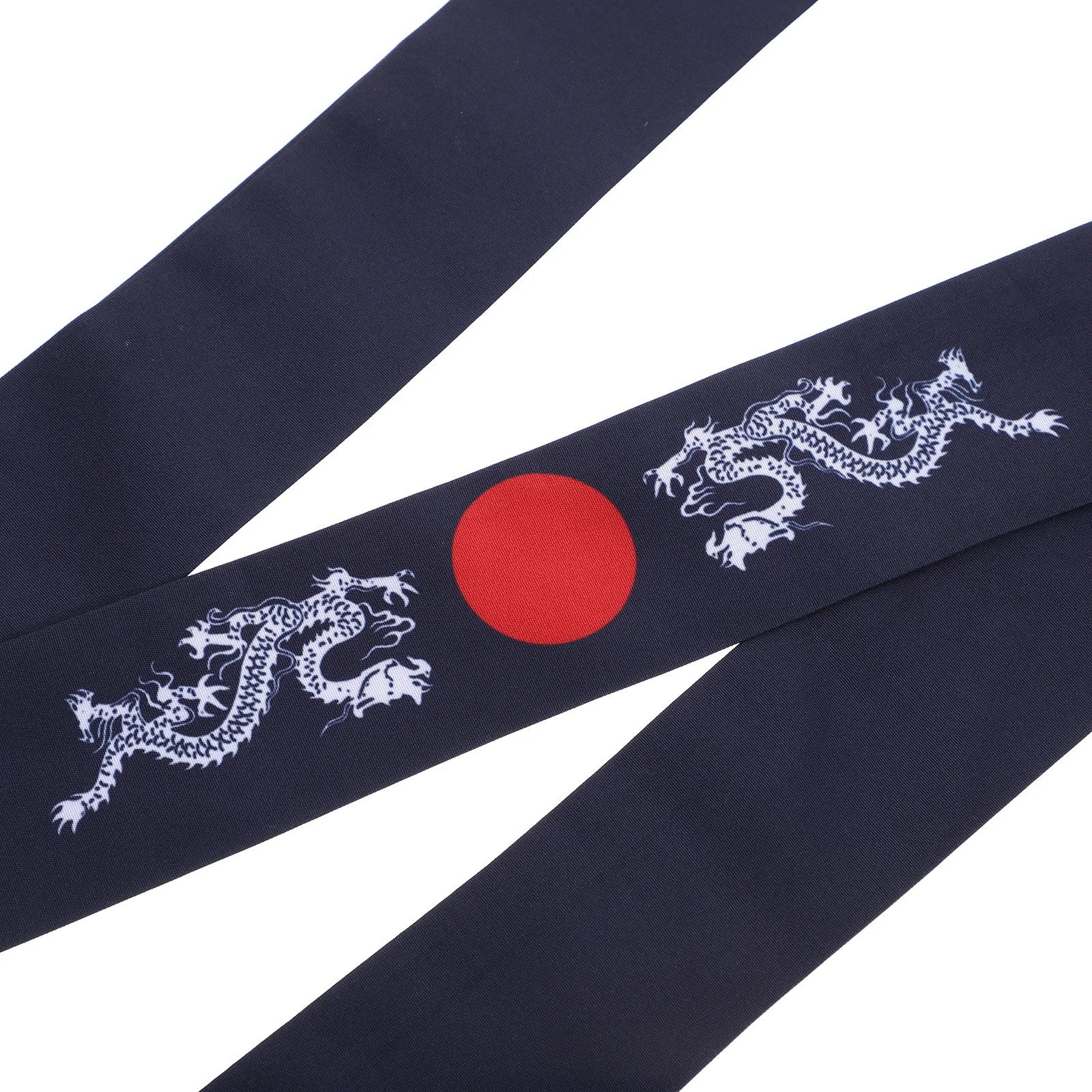 

2Pcs Japanese Headband Set for Men Women Sweat-Wicking Headwear for Sports Cooking Training Sushi Chef Dragon