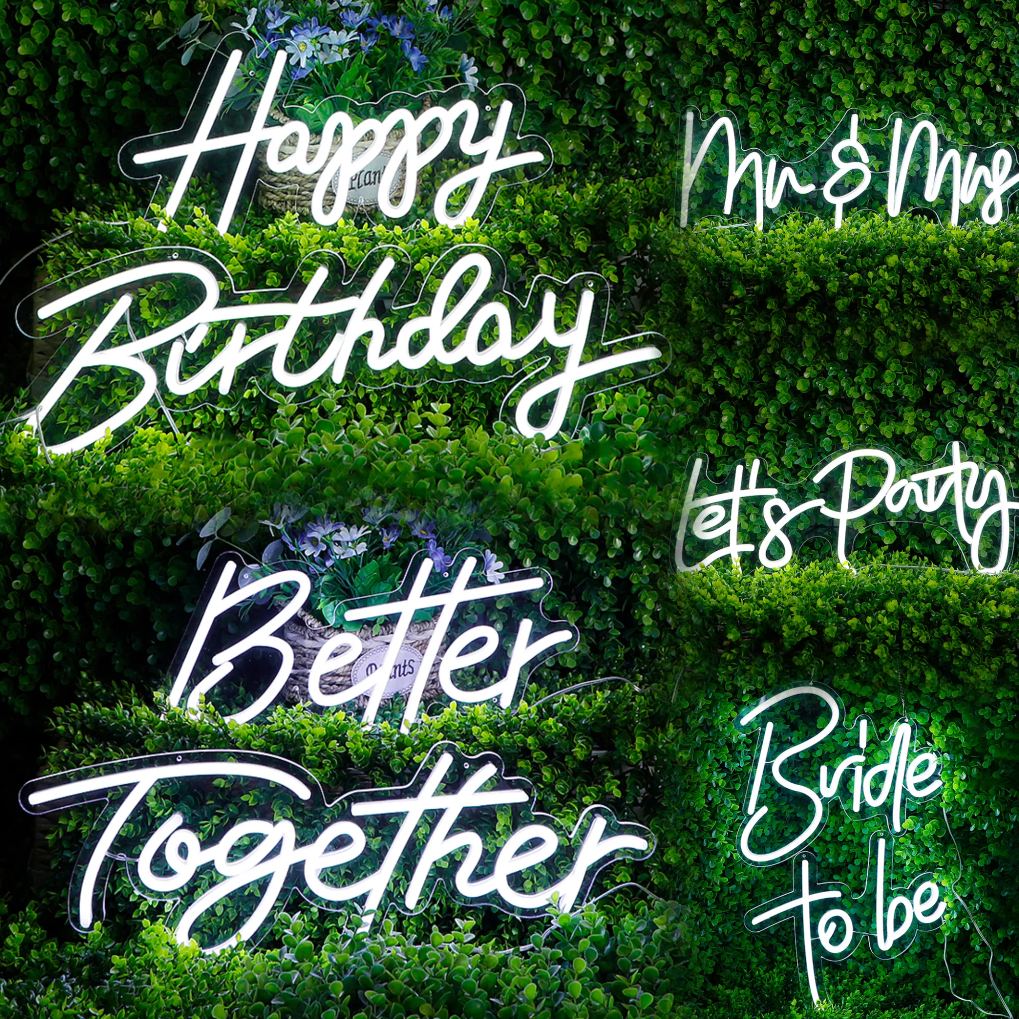 

Happy Birthday Led Neon Sign for Wall Decor Wedding Party Decoration Neon Light Room Bedroom Wall Art Neon Led Sign Large Size