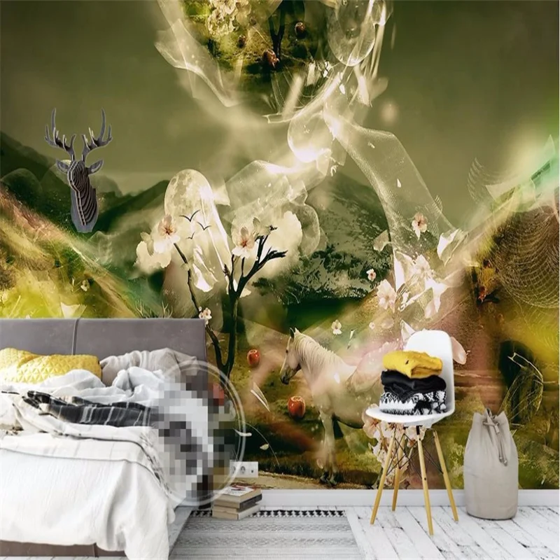 

wallpapers for kids on the wall forest scenery wall paper livingroom bedroom nonwoven wallpaper