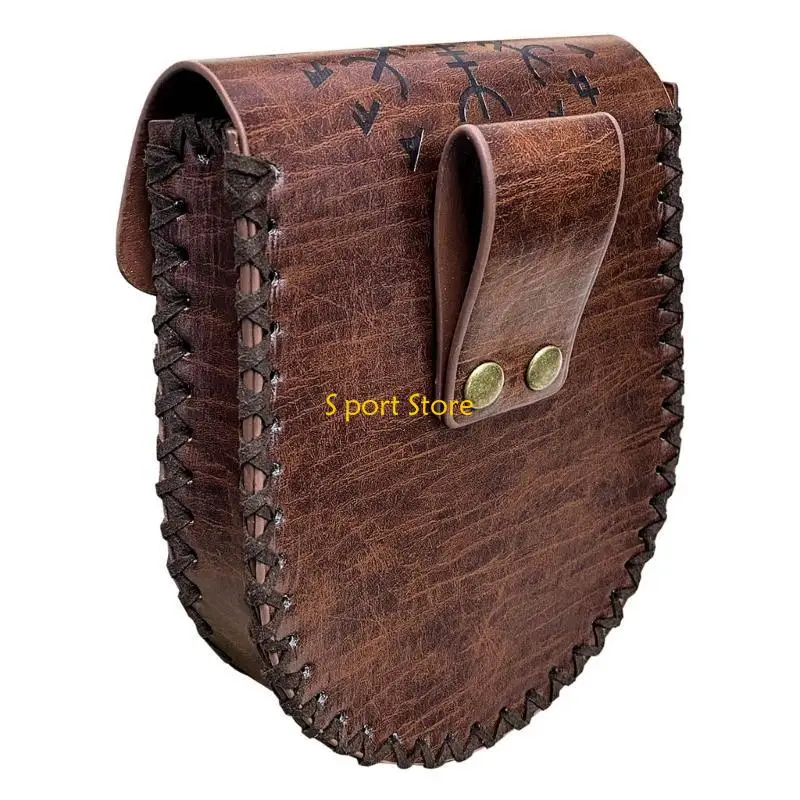 

U2JB PU Leather Purse Medieval Belt Vintage Belt Bag for Men Women
