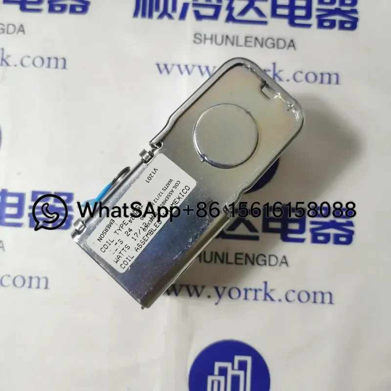 New Genuine Emerson Solenoid Valve Coil AMG 24V DC Original Replacement Part for Industrial Automation Control System Model