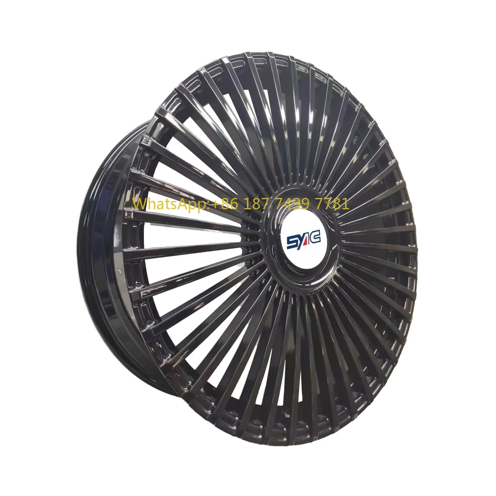 

Кованые диски SYAC по индивидуальному заказу18, 19, 20, 21, 22 дюйма, 4/5/6/8 отверстий, глянцевый черный/матовый черный, колеса из алюминиевого сплава 6061-T6