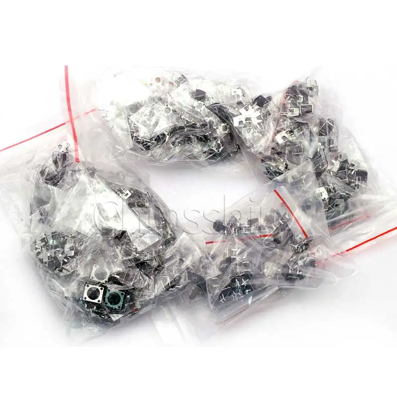 Touch Switch Package Small Button Switch Micro Switch Package 6*6*5 Switch Button Mixed 25 Kinds 7 Kinds 12 Kinds