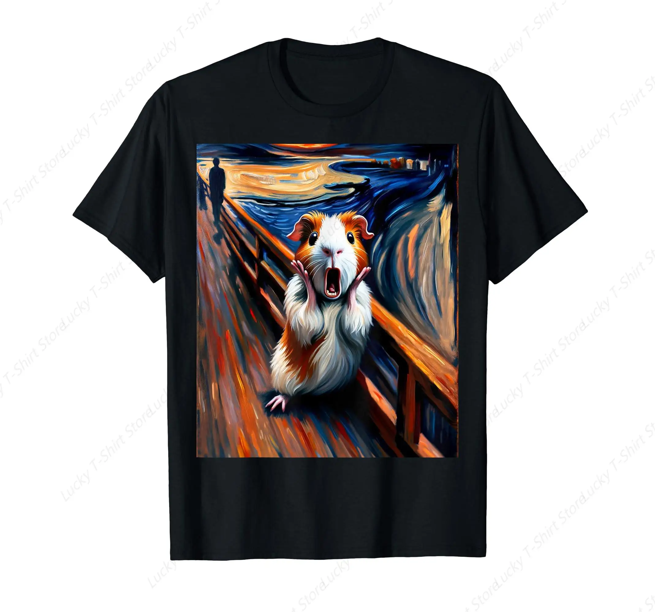 Expressionist Scream Artistic Shirt for Guinea Pig Lovers T-Shirt