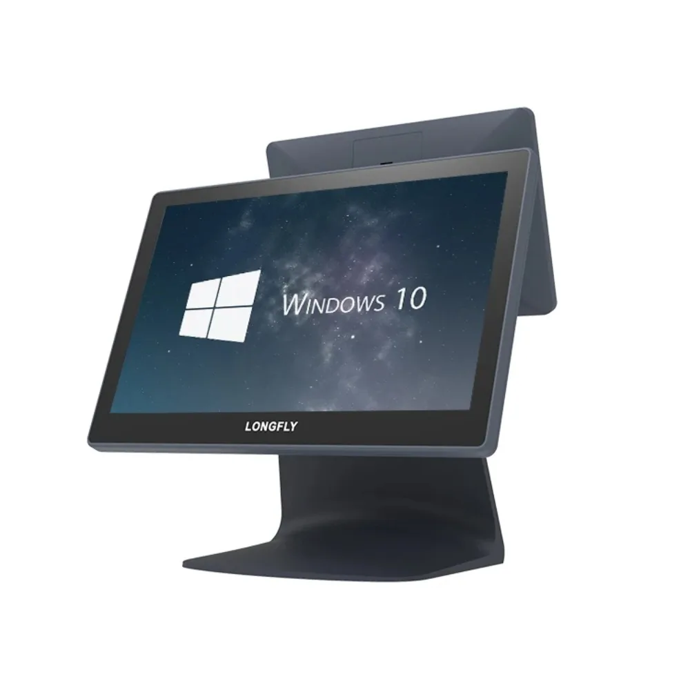 15.6-Inch PC 10.1 Customer Display Window EPOS Hardware Touch Screen Cash Register tpv J6412 Order System Hardware