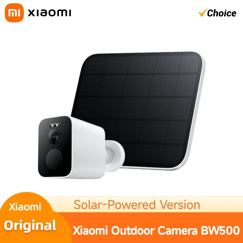 Xiaomi BW500 Outdoor Camera 2.5K HD Night Vision 10m Color AI Security IP67 Waterproof Long Battery Life Smart Home Surveillance