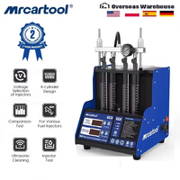 MR CARTOOL GDI Fuel Injector Cleaner & Tester V309 High Pressure TFSI TSI Car Nozzle Injector Ultrasonic Cleaning Machine