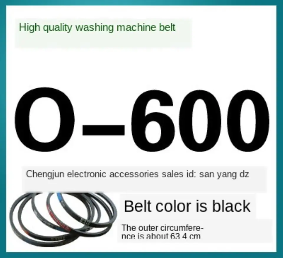 Correia da máquina de lavar roupa O-cinto semiautomático máquina de lavar totalmente automática correia transportadora do motor da máquina de lavar