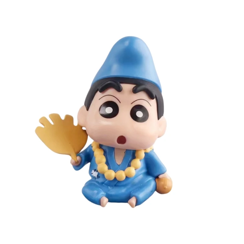 9cm Anime Nohara Shinnosuke Action Figures Crayon Shin-chan Figures PVC Model Toys Collection Ornament Children Birthday Gifts