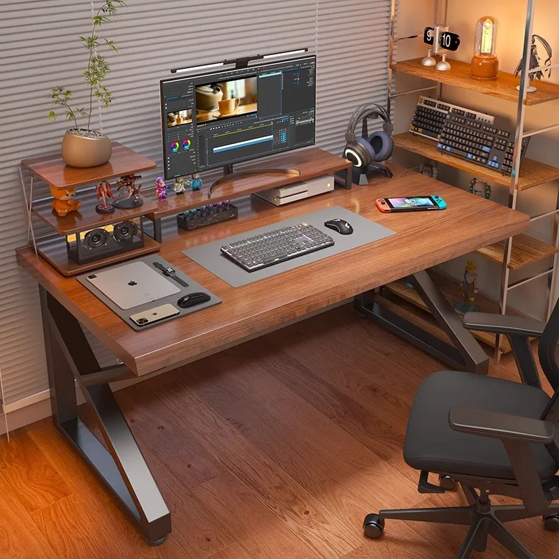 

Computer desk Desktop bedroom Gaming table Home desk Student study table Double simple desk Workbench