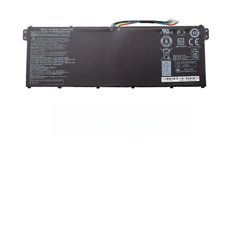 لشركة أيسر أسباير E3-111 E3-112 E3-112M ES1-531 MS2394 B115-MP EX2519 N15Q3 N15W4 AC14B18J AC14B13J بطارية كمبيوتر محمول 11.4V #3