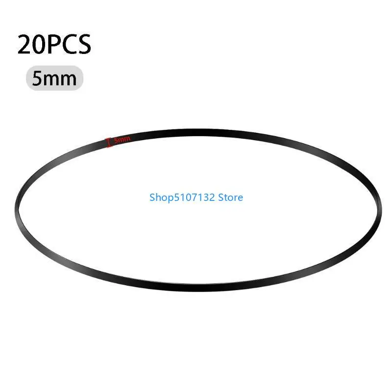 87HD High Quality Rubber Belt Replace Turntable Phono Tape Drive Belt for Vinyl Record Player Phono Belt-Driven Turntables