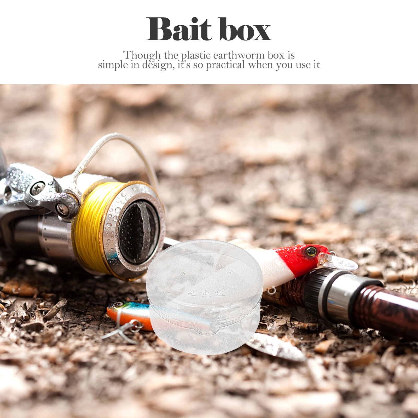 

40pcs Portable Bait Boxes Wear-Resistant Tackle Organizers Professional Bait Holders Lightweight Breathable Fishing Accessories