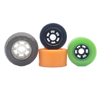 New Arrival DIY 80mm 87mm 83mm 90mm 97mm 105mm Skateboard Wheel For SHR78A Red Color PU Wheels Soft Resistant Longboard Wheels