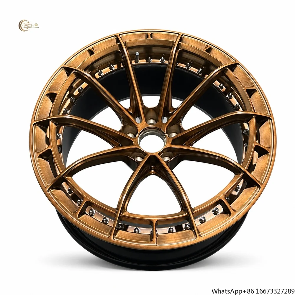 Custom Bronze Wheel Rims Multi Spoke Deep Dish Look 5x120 5x112 18 19 20 21 22 Inch Aftermarket Car Styling Buyers