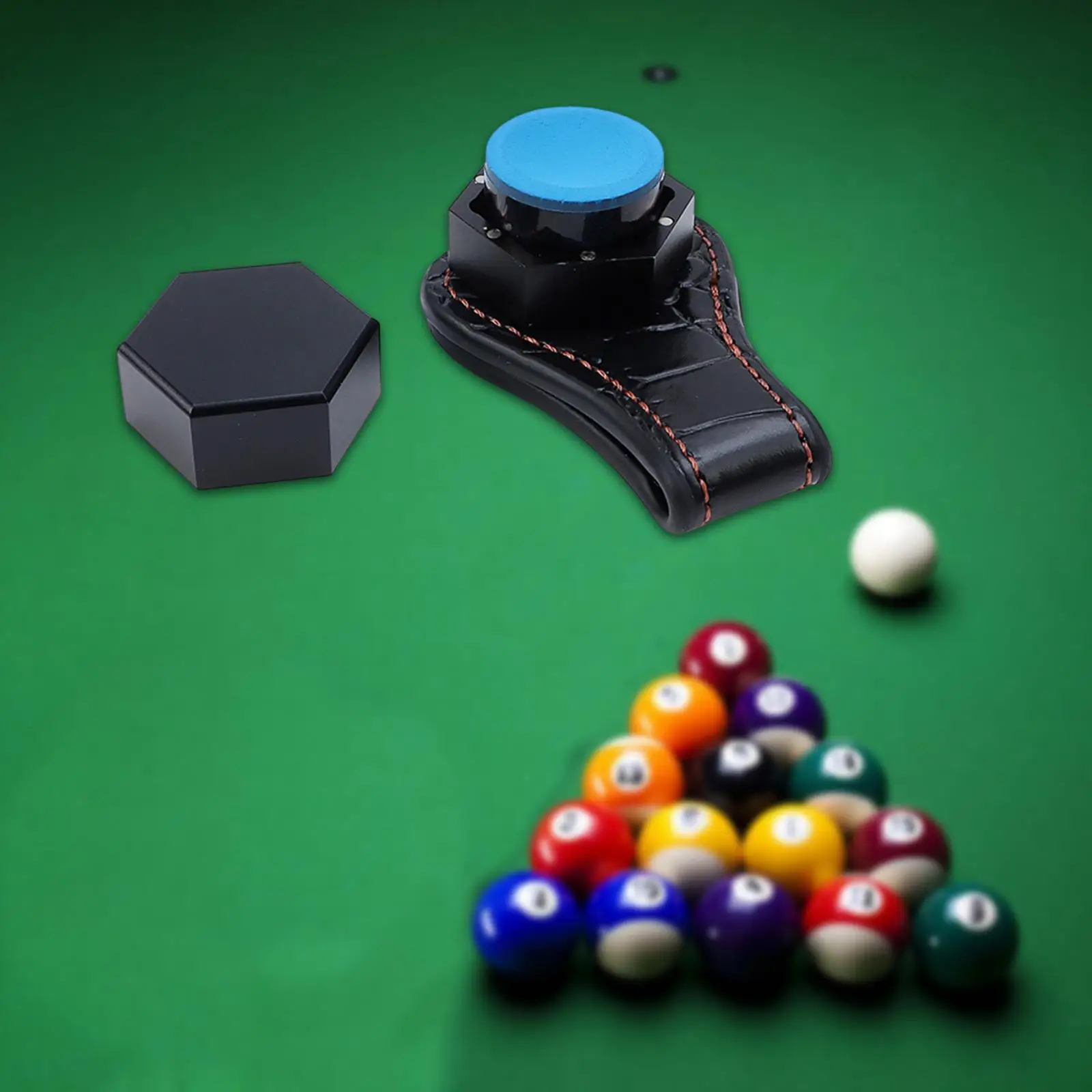 

Billiard Chalk Holder Portable Pool Cue Chalk Case for Games Indoor Outdoor