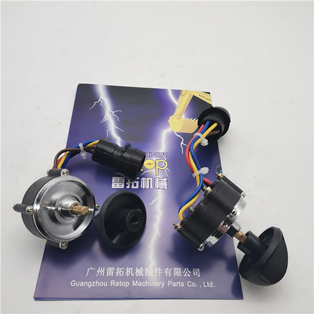 

E320C E320D E320C E320D Excavator Rotary Switch 7Y-5465 7Y5465 Throttle Rotary Knob Switch With Round Plug