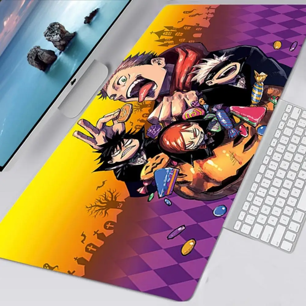 Jujutsu Kaisen Anime Anti-slip Gamer Natural Rubber Table Mat Large  Mouse Pad Gamer  Home Keyboard Pad Mouse Mat MousePads