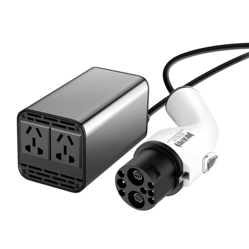 Universal 220V 9-Hole AC Discharge Gun New Energy 7KW Power Socket for Electric Vehicles GW Model A08 Gb/t Interface