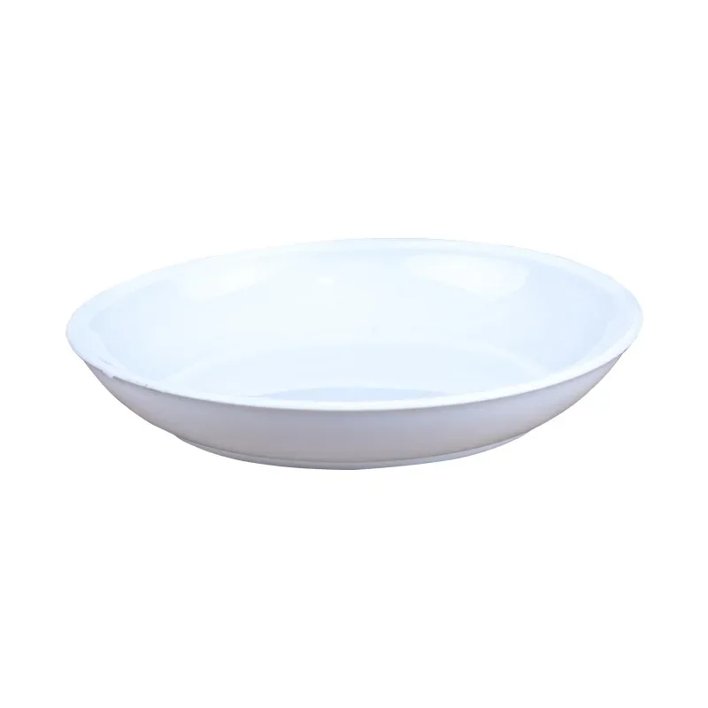 40pcs white plastic seasoning dish, round vinegar dish soy sauce dish, unbreakable pickle dish, painting and color matching dish