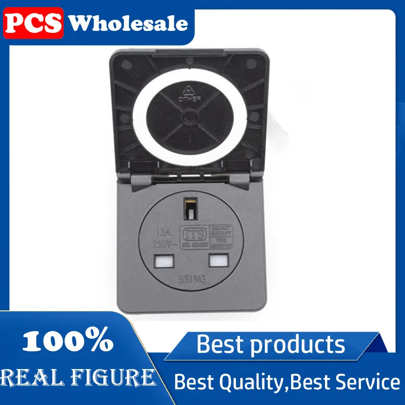 مقبس مقاوم للماء بمعايير بريطاني، نسخة هونج كونج الصناعية المربعة، مياه بريطانية قياسية بثلاثة أقدام مربعة