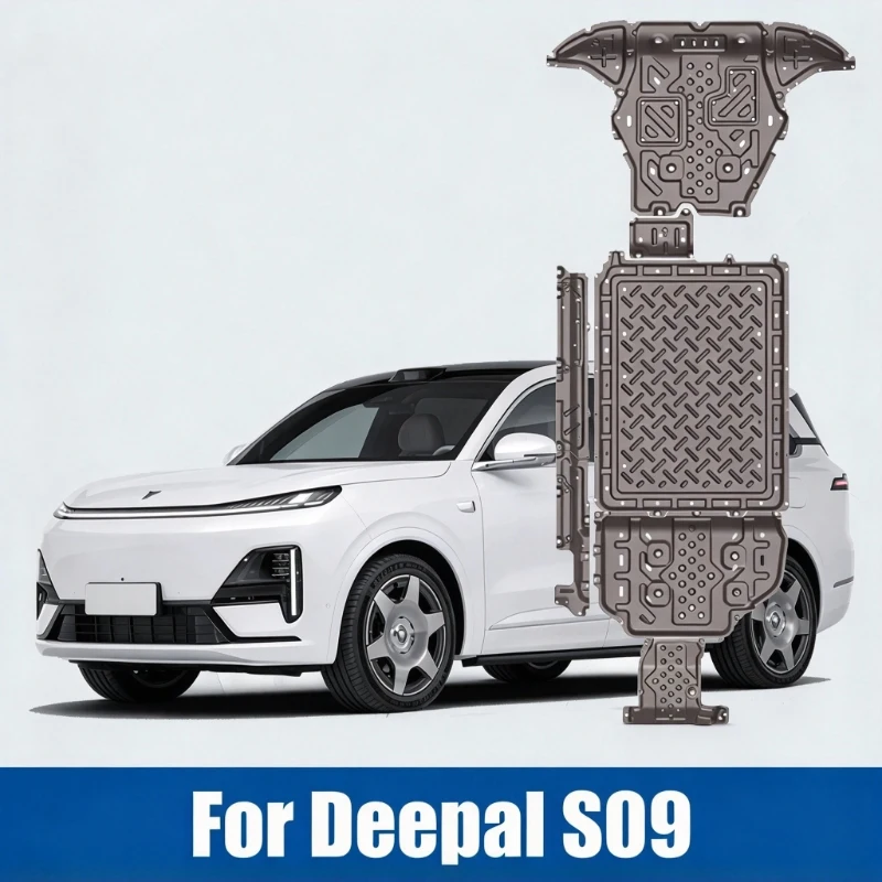 For Deepal S09 2025 2026 Car 210Km 220 Km Engine Baffle Protection Plate battery Rear motors Alloy Guard Plate Accessories