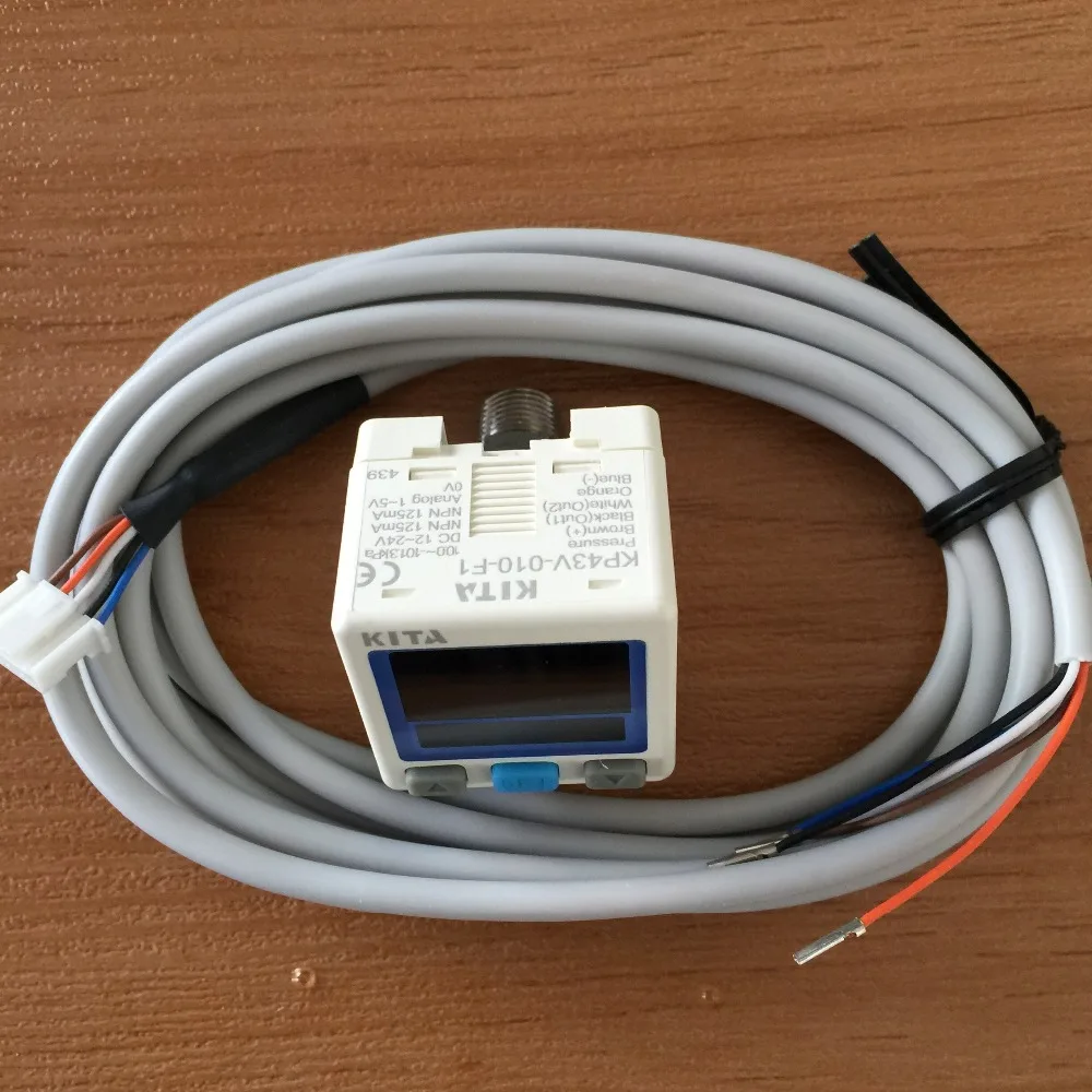 KITA  new digital pressure switches KP43V-010-F1 KP43P KP43C -0.1~0MPa DC12-24V NPN OUTPUT
