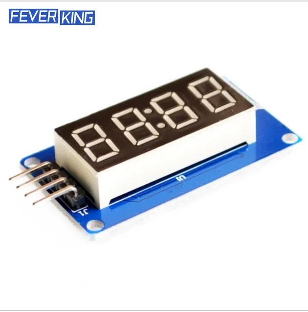 TM1637 LED Display Module For Arduino 7 Segment 4 Bits 0.36 Inch Clock RED Anode Digital Tube Four Serial Driver Board Pack