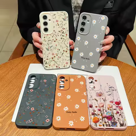 Small Flower Daisy Lichee Pattern Case For OPPO A5 5G Reno 14 13 12 11 Pro A5 A3 F29 PRO A5X 13F 12F 11F Cover Capa Soft Anti-f