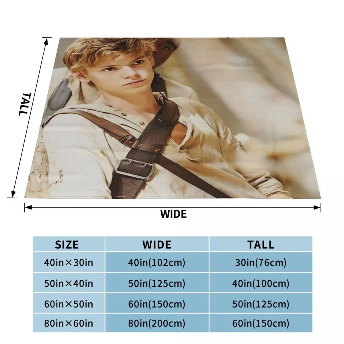 The Maze Runner - Newt 3 una coperta in Micro pile Ultra-morbida