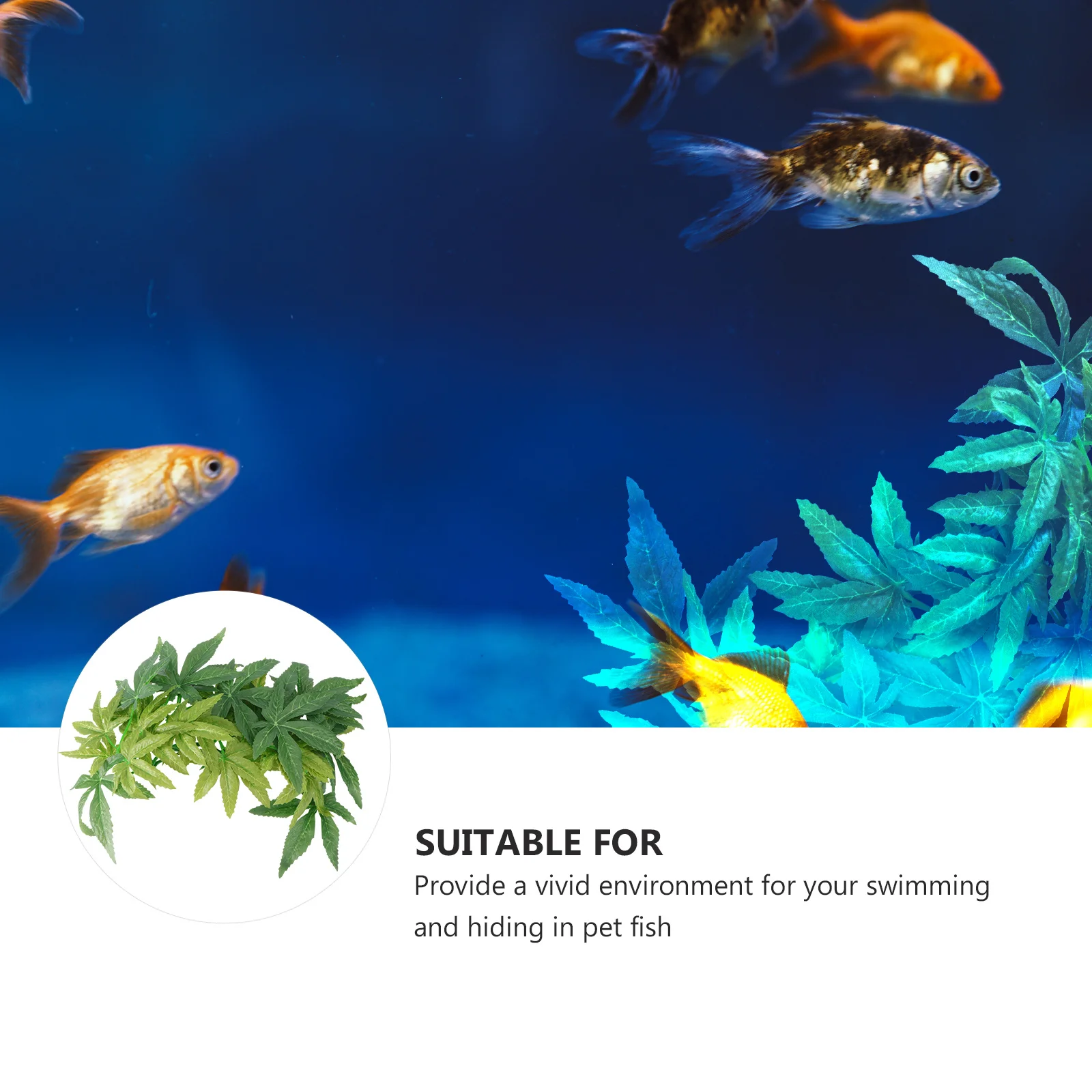 

30Cm Simulation Aquatic Plants Premium Plastic Realistic Aquarium Decorations for Fish Tank Habitat Enhancement Vivid Water