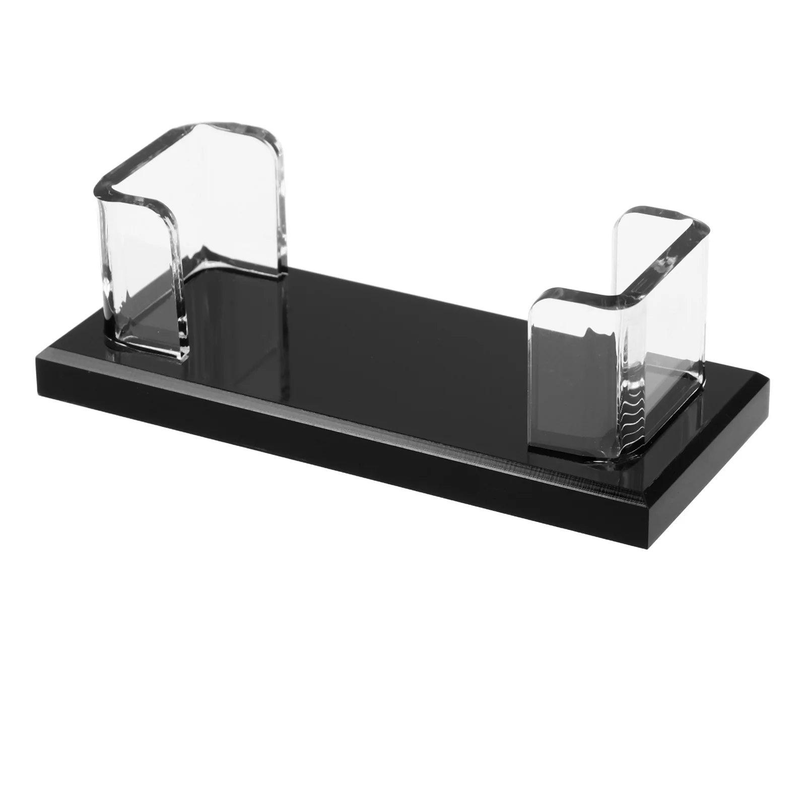 Business Display Stand Acrylic Desk Holder Rack Multiple Slots Postcard Holder Case Business Card Stand Office Desk Card Display