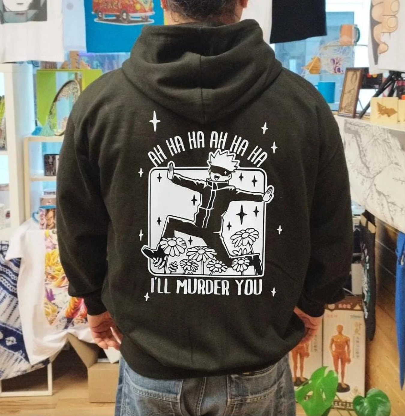 

Men Women Anime Hoodie Vintage, Anime Lover Gift, Anime Lover Sweatshirt, Gift for Him, Anime Lover Cardigan with Zipper