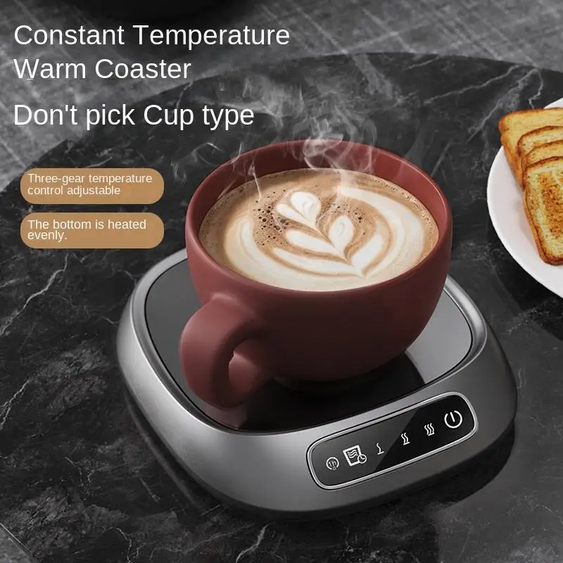 CE Certified New Model Intelligent Timing USB Cup Warmer Thermostatic Coaster Warm Milk Home Storage Electric Water Heaters