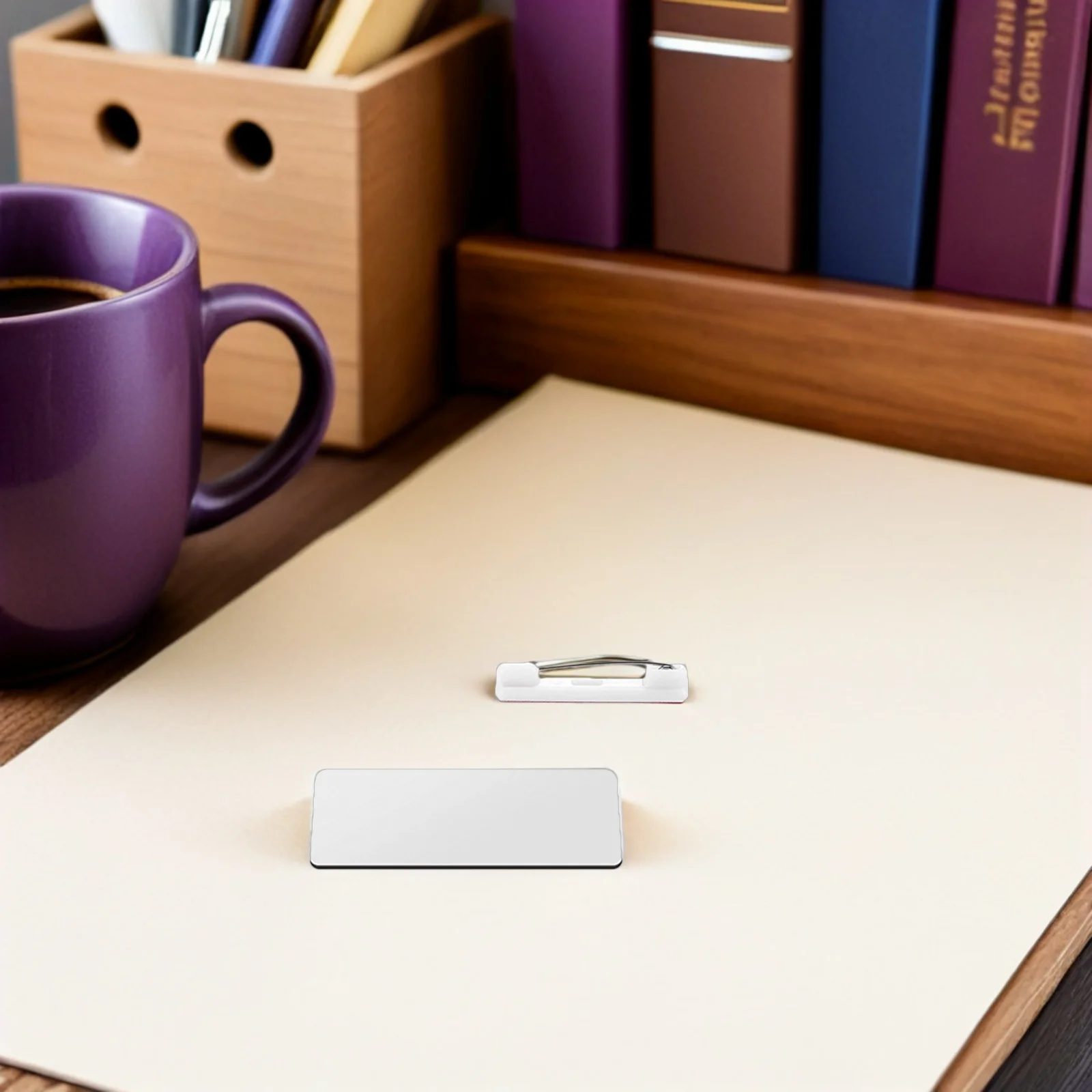 

16Pcs Name Tag Blank Name Badges DIY Sublimation Id Badge Pin Backing Office School Use Scratch Resistant