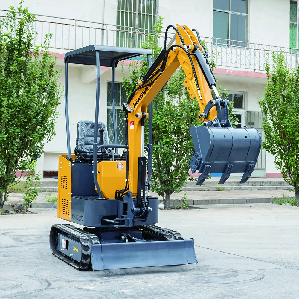 Mini Excavator 1 ton1.5 ton ที่กําหนดเองจัดส่งฟรี Multi - function Kubota เครื่องยนต์ Excavator ขนาดเล็ก Crawler รถขุดการเกษตร