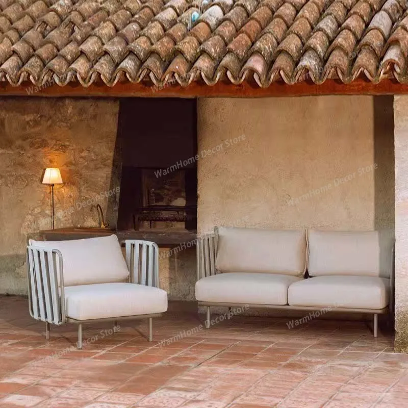 

Luxury Advanced Outdoor Sofas Balcony Modern Indoors Hotel Garden Sofas Living Room Personality Furniture Gartenstuhl Lshysf