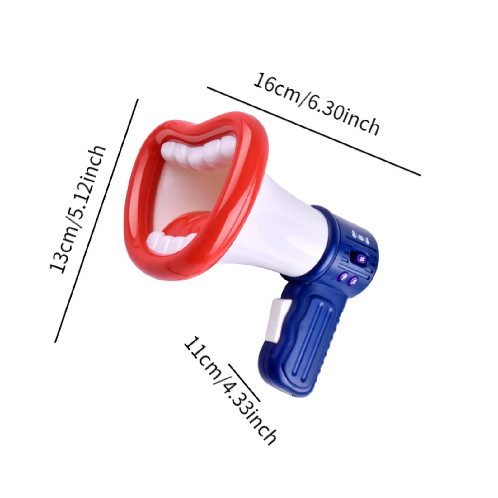 Portable Kids Voice Changer Toy with 30s Recording Male Female Robot Voices Fun Megaphone for Party Speech Therapy Learning