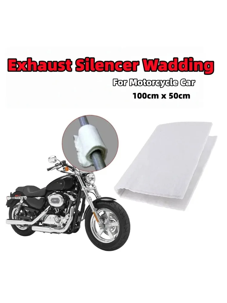AliExpress NONE Motorcycle Exhaust Mufflers Baffles Wadding Exhaust Pipe Cotton E-Glass Fibre Packing For Car 2-Stroke 4-Stroke ATV Dirt Bike