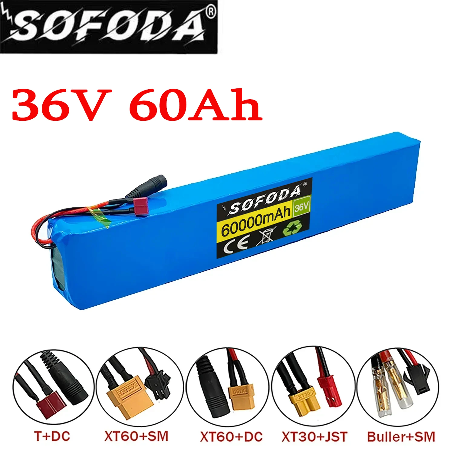 

10S4P 36V 60000mAh Electric Scooter Lithium Battery 18650 battery pack 36V 60Ah Electric Scooter Electric Scooter Battery 36v