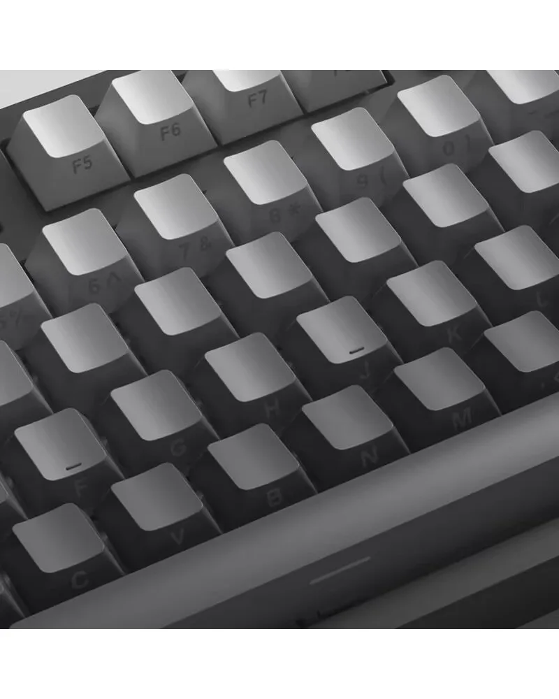 Keycap gradual change side engraved luminous 133 small full set of PBT two-color injection molding original height