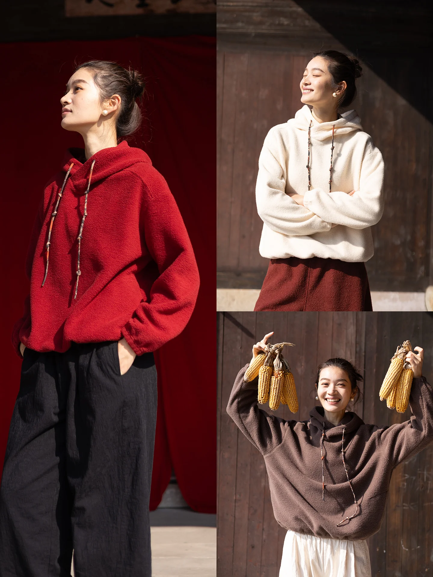 

Свитшот женский хлопковый с принтом Blossom 008, свободный крой, на шнурке, для зимы, повседневный стиль