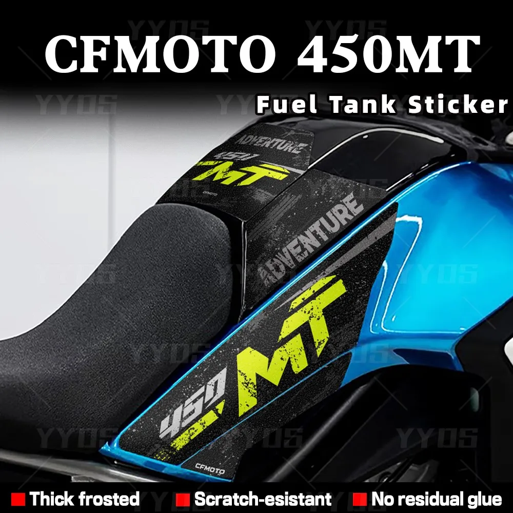 For CF MOTO 450 MT 450mt Motorcycle Accessories 3M Sticker Frosted Fuel Tank Pad Knee Grip Traction Protection Decal Waterproof