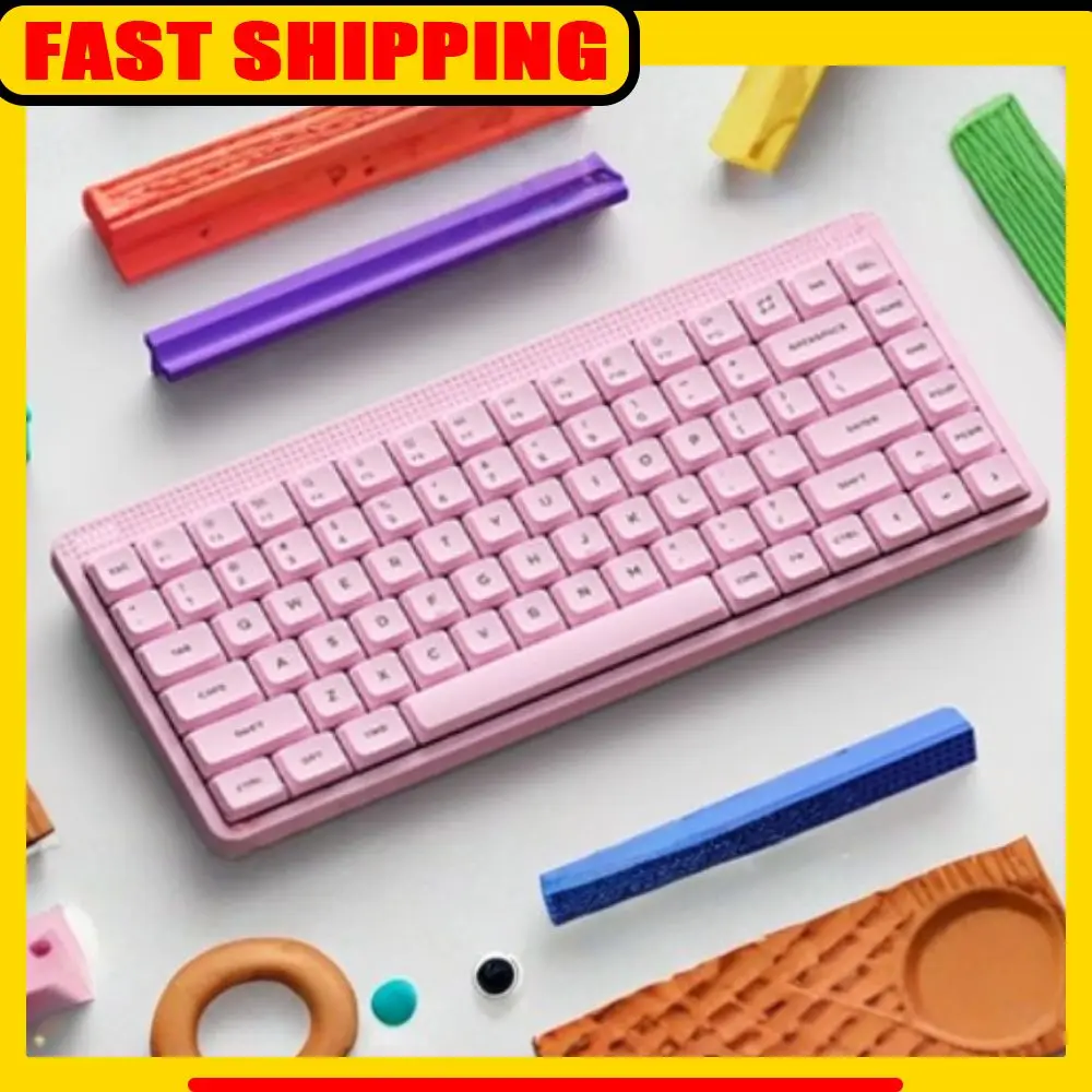 Nuphy Node75 Tri-Mode Wireless Keyboard 1000Hz Gasket Structure Mechanical Keyboard Low-Profile /High-Profile Nano/MAX Switch.