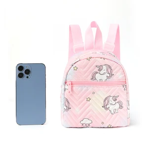 Backpack Unicorn Diamond Print for girls, cute cartoon scholarship for students, outdoor travel, school, holiday gifts, 1 pc 8 Main Sales School Backpack Children's Boy - №3
