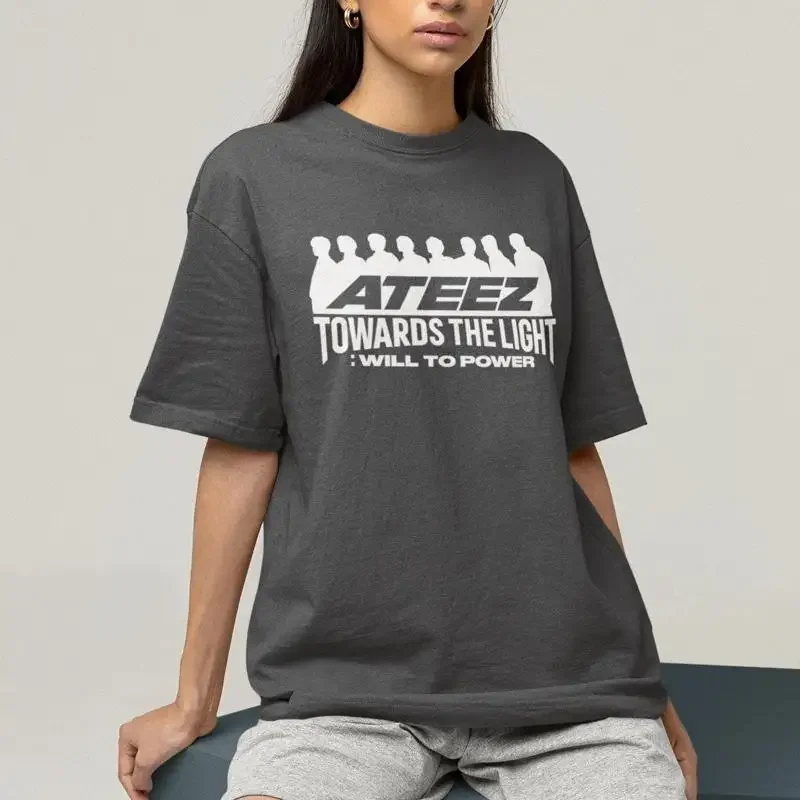 Ateez Tour Unisex Shirt Fan Merch Concert Outfit For Atiny Kpop Thsirt Towards The Light Europe