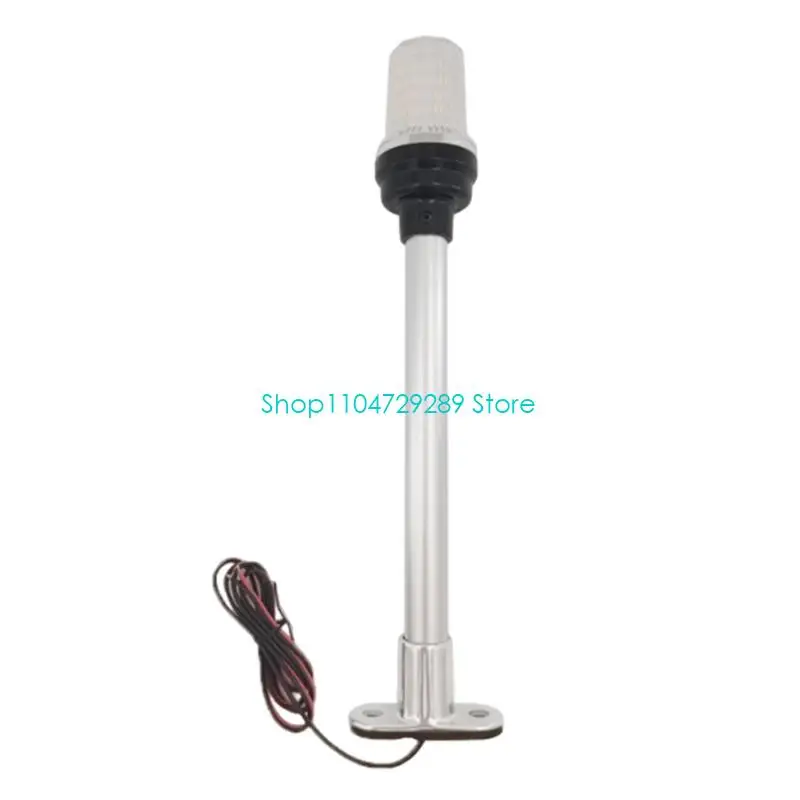 D8KE Compact 9Inch Or 12Inch Marine Folding Lamp with High Visibility LED Weatherproof Fold Down Navigation Light for Small